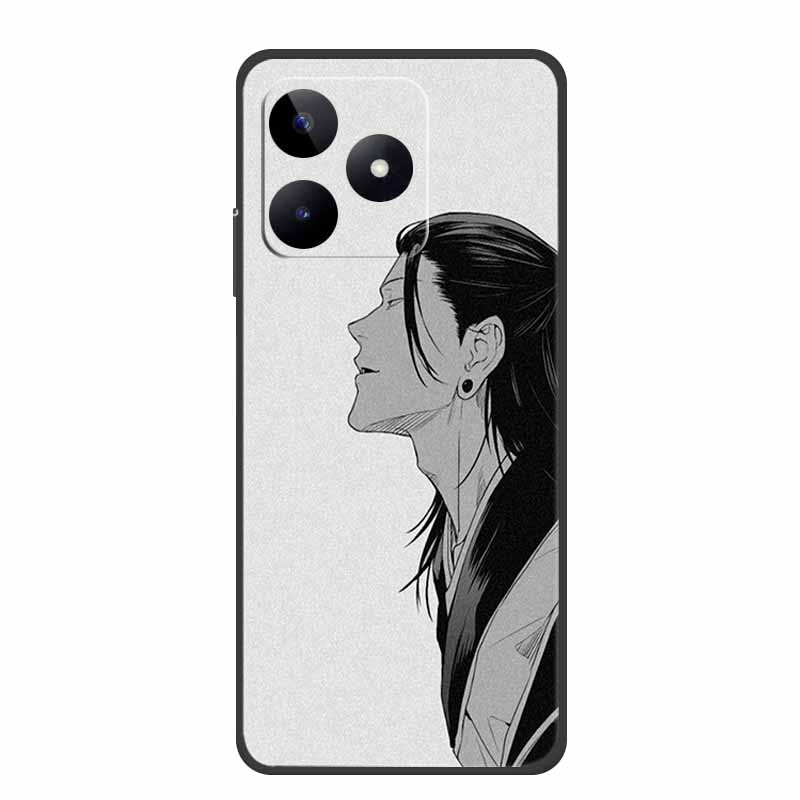 6.74" For Realme Note 50 Case Black Silicone Soft TPU Phone Cases Back Cover For Realme Note 50 Case Note50 Protective Coque Bag