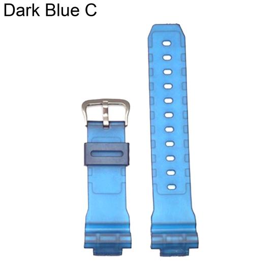 Uhrenarmband, weiches, wasserdichtes Harz, 16 mm, Sport-Tauch-Ersatzarmband, kompatibel mit der Casio 9052 5600 6900-Serie