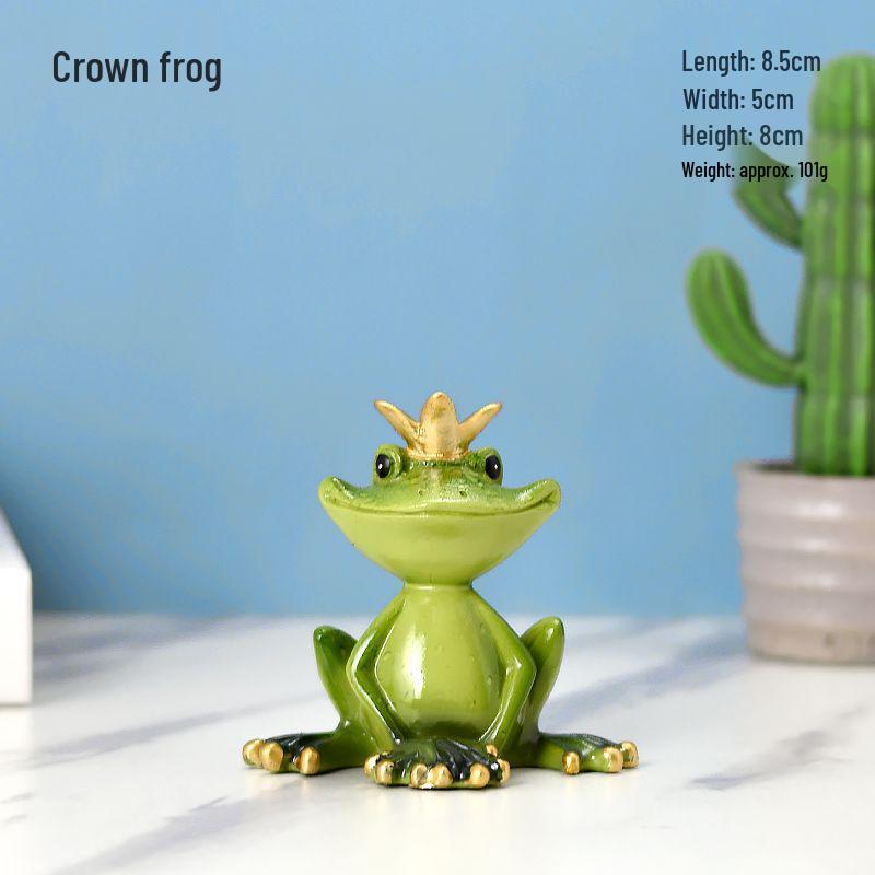 Yoga Frog Figurine Birthday Gift - Ideal for Bedroom, Study, Living Room, Desktop, Entrance, TV Cabinet, or Wine Cabinet Decor
