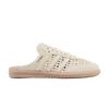 Samba Mule Woven Basketweave Cream White (Women's)