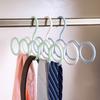 2/5/10/20pcs-Plastic Solid Pants Hanger Multifunctional Hanger Pants Hanger Scarf Storage Hange