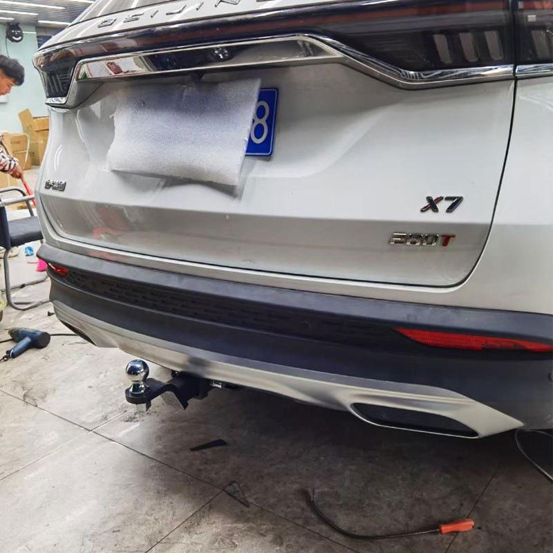 BAIC X7 Trailer Hook: Off-road Rear Bumper Bar with Thickened Square Hole