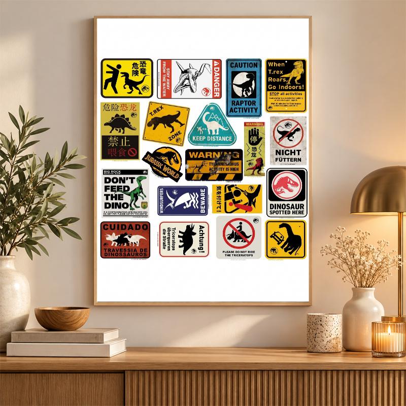 Jurassic Park Diamantmalerei Set 5D Vollbohrer DIY Diamantmosaik Wandkunst Heimdekoration