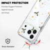 Graceful Daisies Transparent Phone Case For iPhone 17 Air 16 16e 15 14 Pro Max Plus Mini Soft TPU Cover