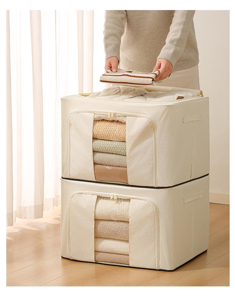 Foldable Waterproof Quilt Organizer with Large Capacity for Bedroom