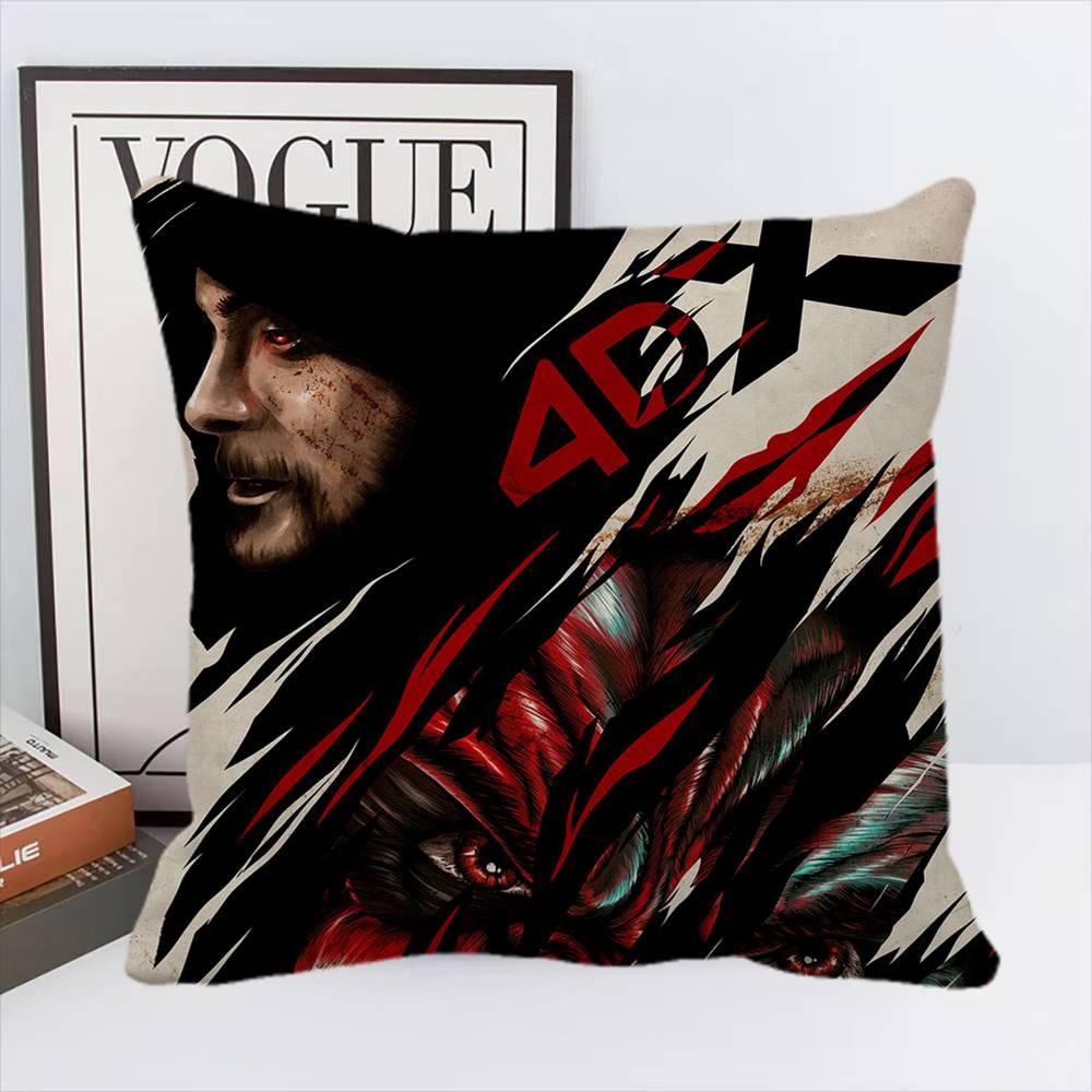 Morbius Movie Pillow Case Square Pillow Bedroom Sofa Leisure Comfort Cushion Home Decoration