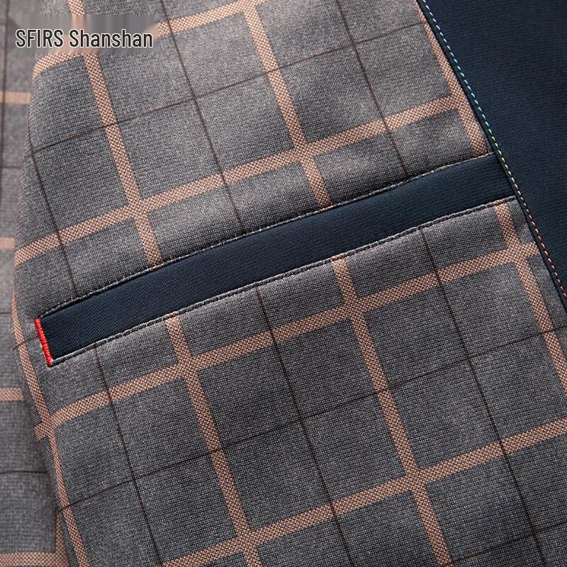 Shanshan Men's Business Casual Lapel Jacket