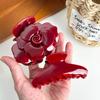 Spring Rose Trendy Hair Claw Clip In Multiple Sizes Perfect For Unique Styles Hair