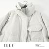 ELLE Women's Workwear Lapel Short Duck Down Jacket