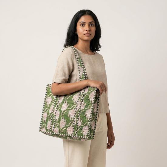 Shoulder Bag usalover925 Multicolor Quilted Cotton Animal Print Shoulder Bags 145
