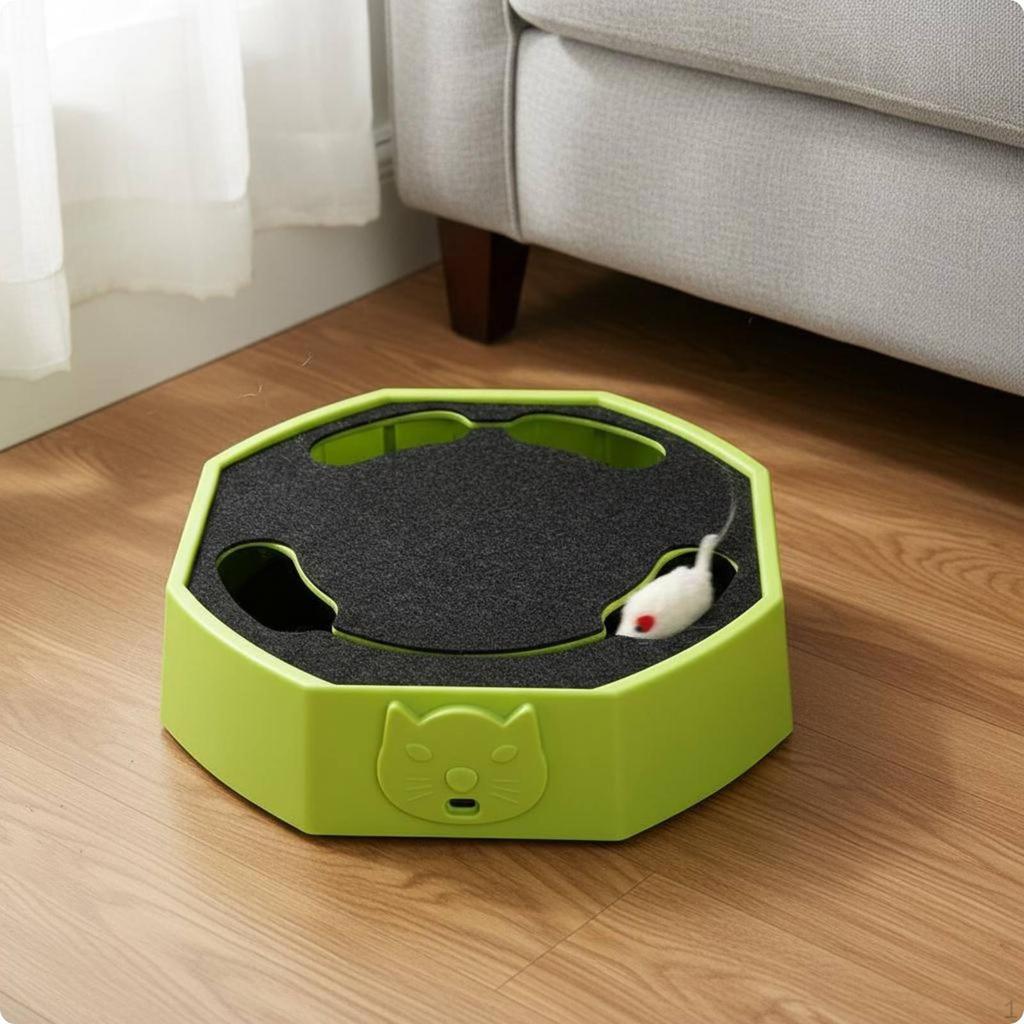 Automatic Follow Toy Interactive Cat Hide and Seek Relieves Boredom Electric Teaser for