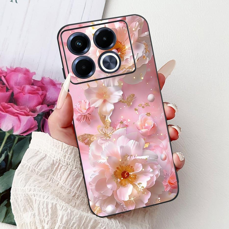 For Infinix Note 40 5G Case X6852 New Luxury Painted Cover Soft Silicone Phone Case For Infinix Note 40 Pro Plus Note40 4G Shell