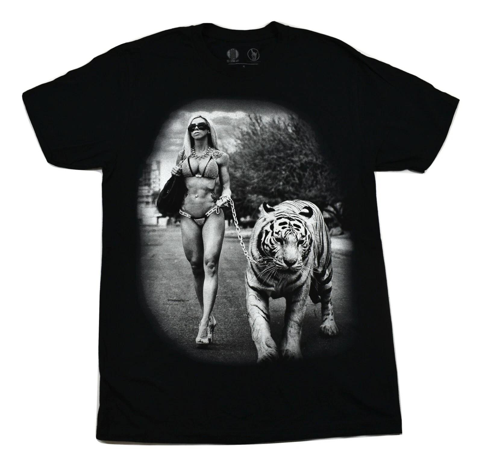 Get Down Art Mens Glamour Tiger By Daveed Benito Shirt New S-3XL M
