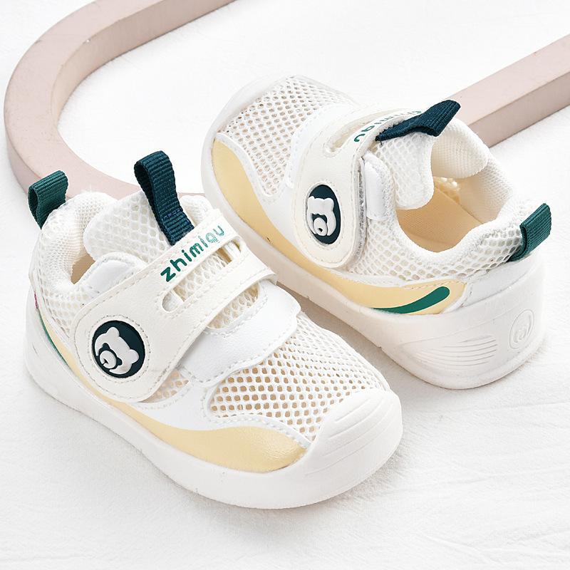 Boys' Sandals, Boys' Summer Learning-to-walk Shoes, 0–1/2 Years Old Infant Anti-slip Soft Sole Mesh Shoes, Girls' Baby Shoes