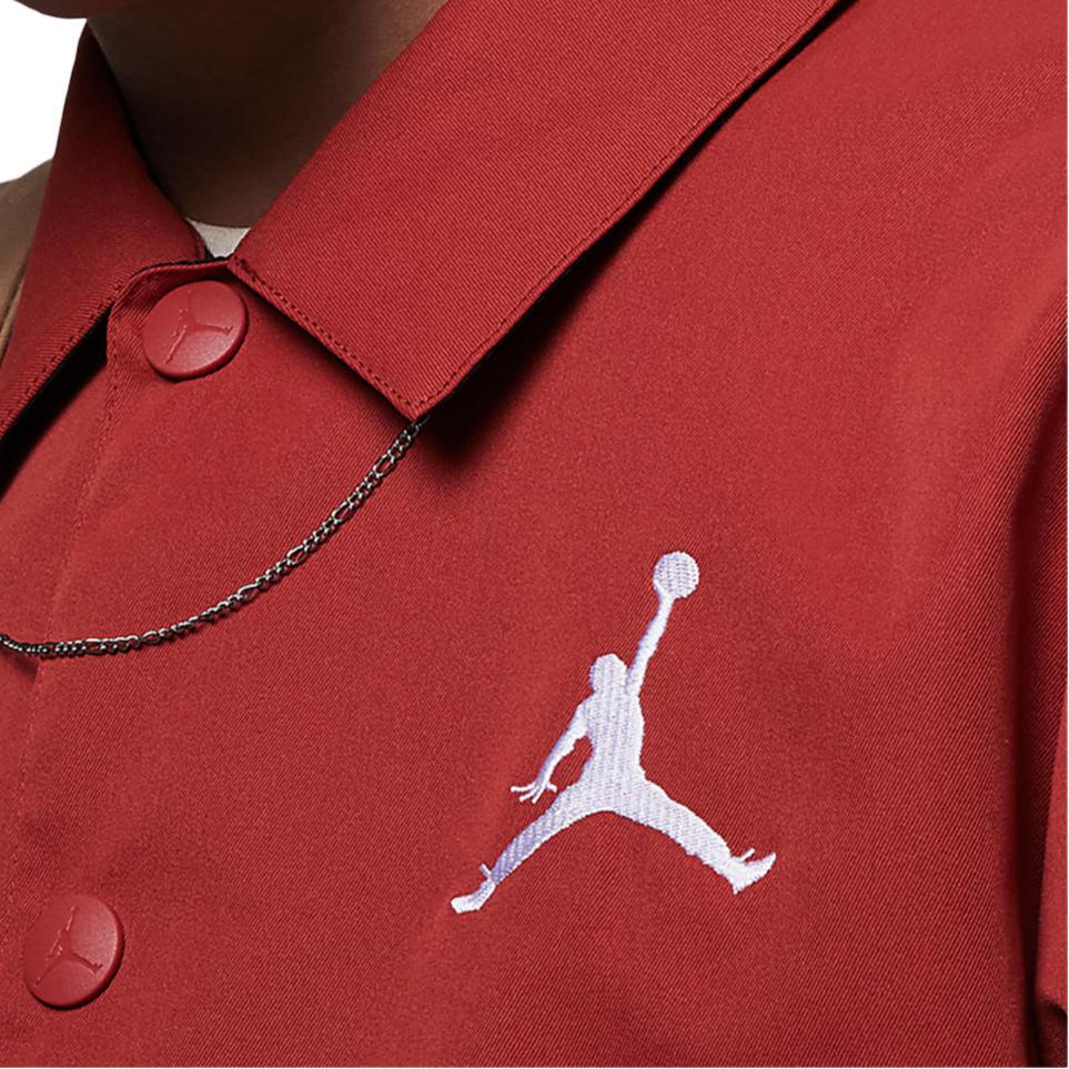 Jordan Jacket Solid Color Lapel Reversible Casual Kids jackets Dune-Red HF7168-632