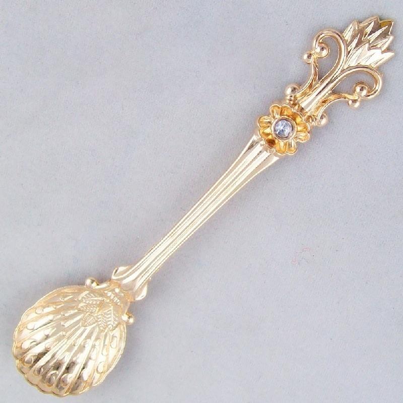 4 PCS/SET Retro Coffee Spoon Dessert Spoon Creative Mixing Spoon Arabic Style LS