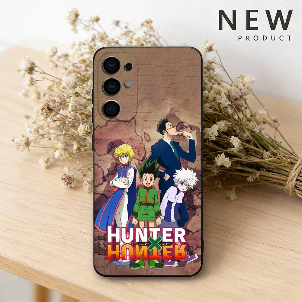 Anime H-Hunter X Hunter phone Case For Samsung S26,25,24,21,22,23,30,20,Ultra,Plus,Fe,Lite Black Soft Cover Samsung S23ULTRA5G