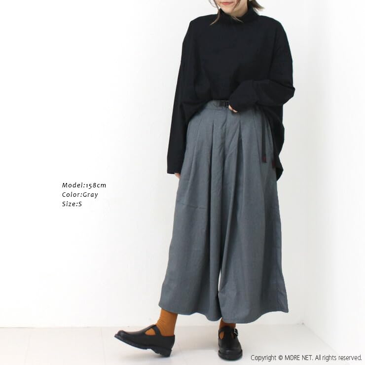 Gramicci Stretch Gabardine Flare Pants GLP4-FJP08, Solid Color, Outdoor Bottoms, Ankle Length, Women's, Size M, Navy