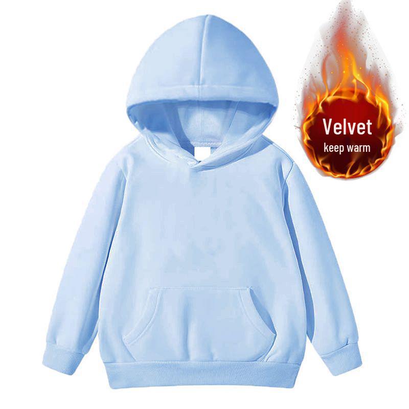 Kinder Kapuzensweatshirt: Individuelles Logo, Schul- und Teamuniform, reine Baumwollmischung für Jungen und Mädchen