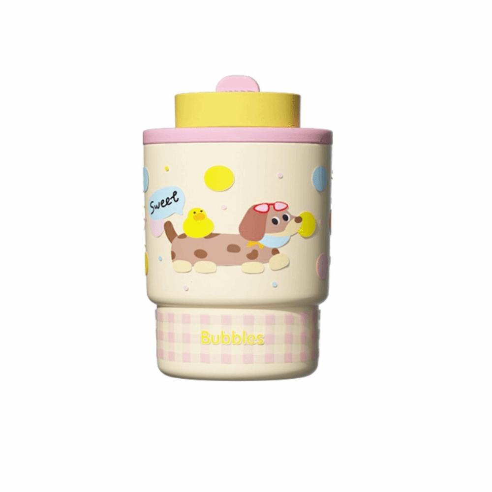 

Stainless Steel Cartoon Insulated Cup 420ml Straw Thermal Flask Cute Travel Coffee Mug 02