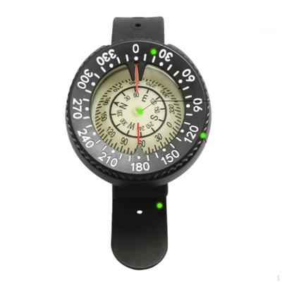 Diving Compass Wrist Scuba Waterproof Mini Compact Glow In The Dark Accessories for Kayaking