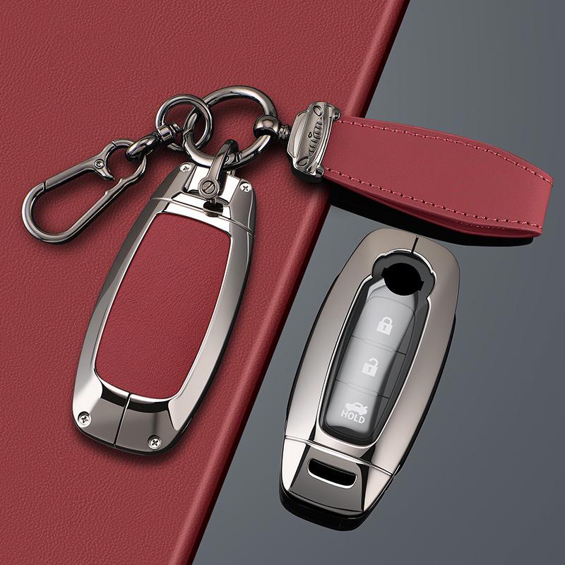 Nissan Car Key Case for Sylphy, 14th Gen Teana, Qashqai, X-Trail, Tiida, Kicks, Murano, Bluebird