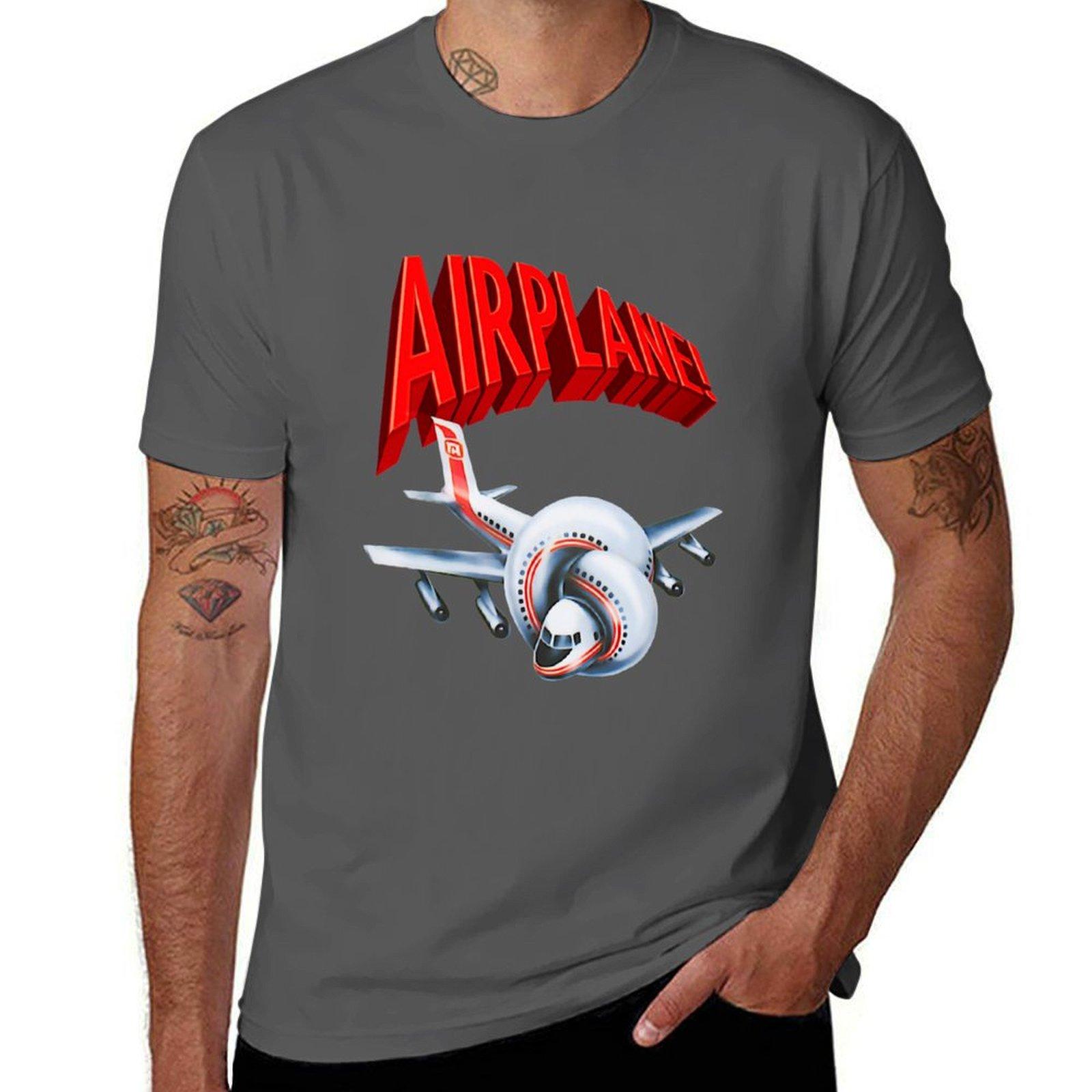 

Airplane! Movie Classic T-Shirt t shirts for man graphic tees t shirt for man t shirts for man pack cotton T-Shirt 4XL