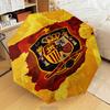 1PC Spanish National Emblem Printed Umbrella Folding umbrella, automatic umbrella 8-Frame for Travel, camping Fan gifts Christmas Gifts