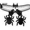 Home Showcase Atmosphere Props 10 FT Halloween Garland, Spooky Spider Bat Pumpkin Hanging Bunting No Assembly Required Holiday Decor Banner Decoration