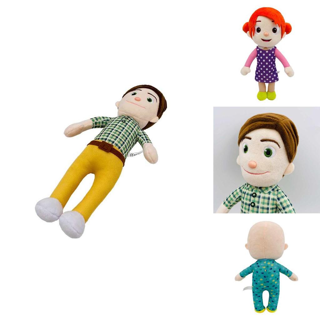 Adorable Cocomelon Plush Toy Jj Family Soft Stuffed Dolls For Educational Fun