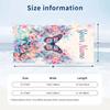 Butterfly Theme Beach Towel Personalized Custom Name & Text Soft Quick Dry Beach Towel for Swimming Travel
