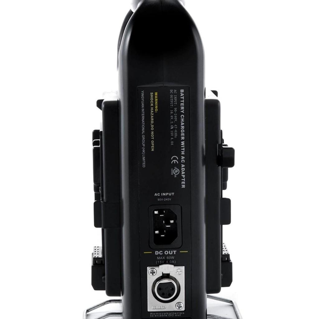 Yingchen RL-2KS Dual-Channel V-Port Battery Charger for Digital Mirrorless Cameras