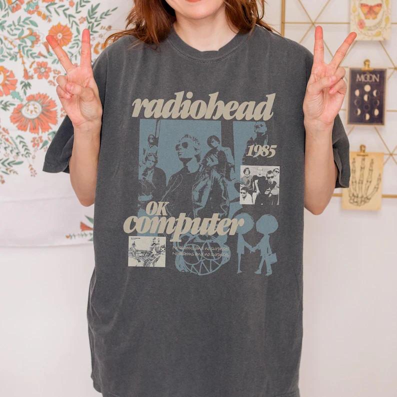 Radio head 90s Alternative Rock Inspired T-Shirt AN67688 L
