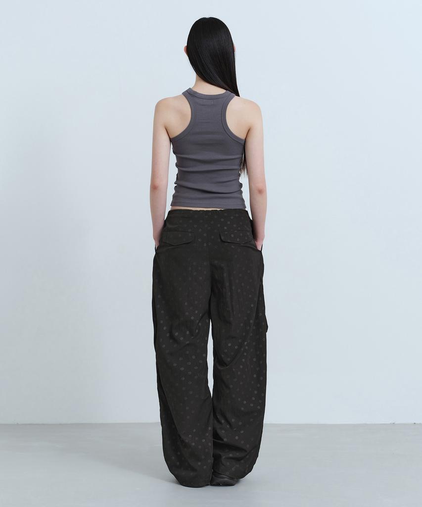 MUSINSA STANDARD WOMAN Women'S Polka Dot Parachute Pants [Black]