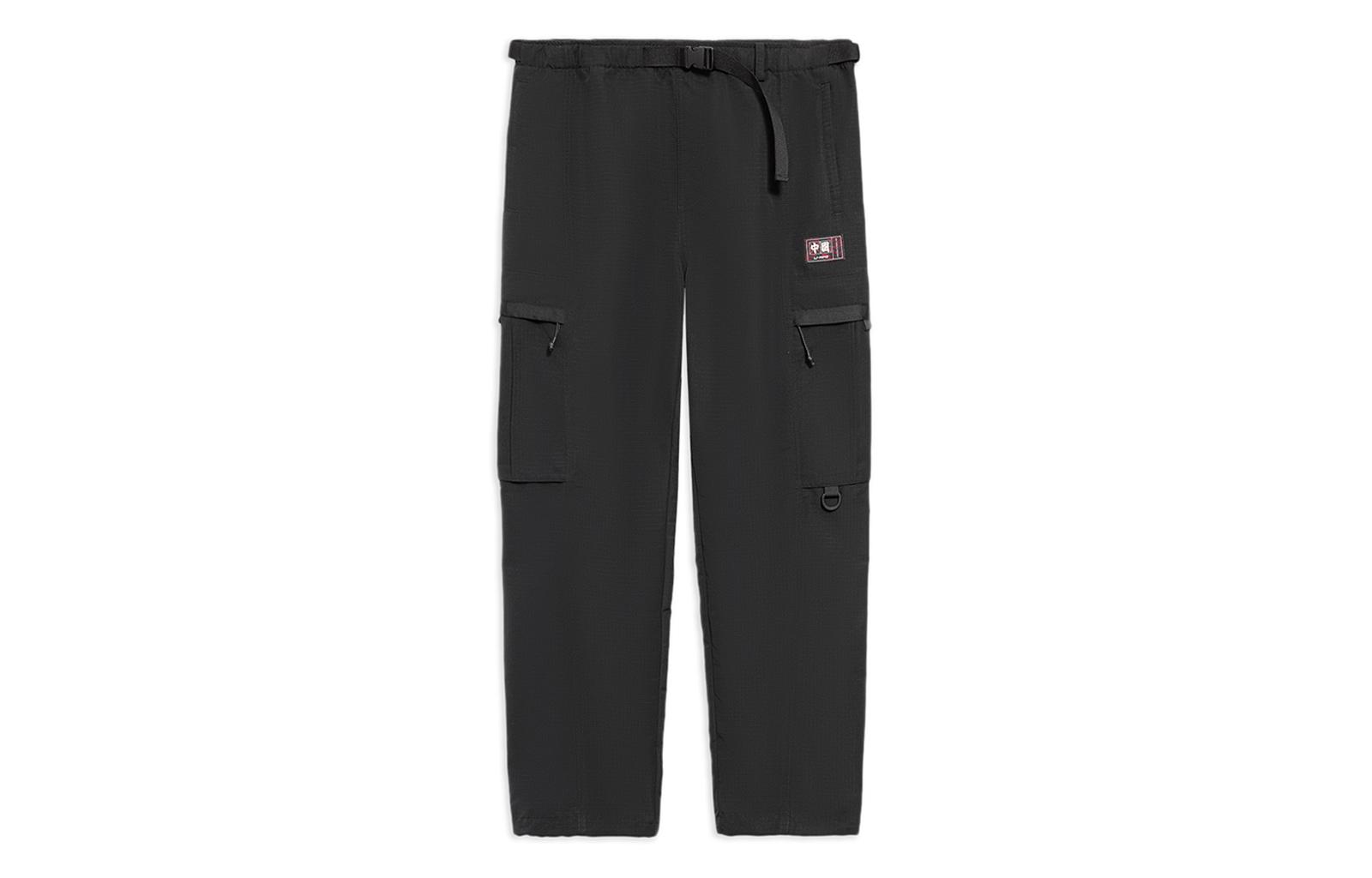 Li Ning Sports Fashion Collection Casual Pants Men s Black AKXS805-2 XL
