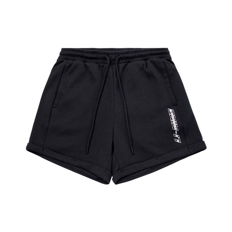 

Li Ning Sports Fashion Series Шорты женские на шнуровке, черные AKSQ138-1 M