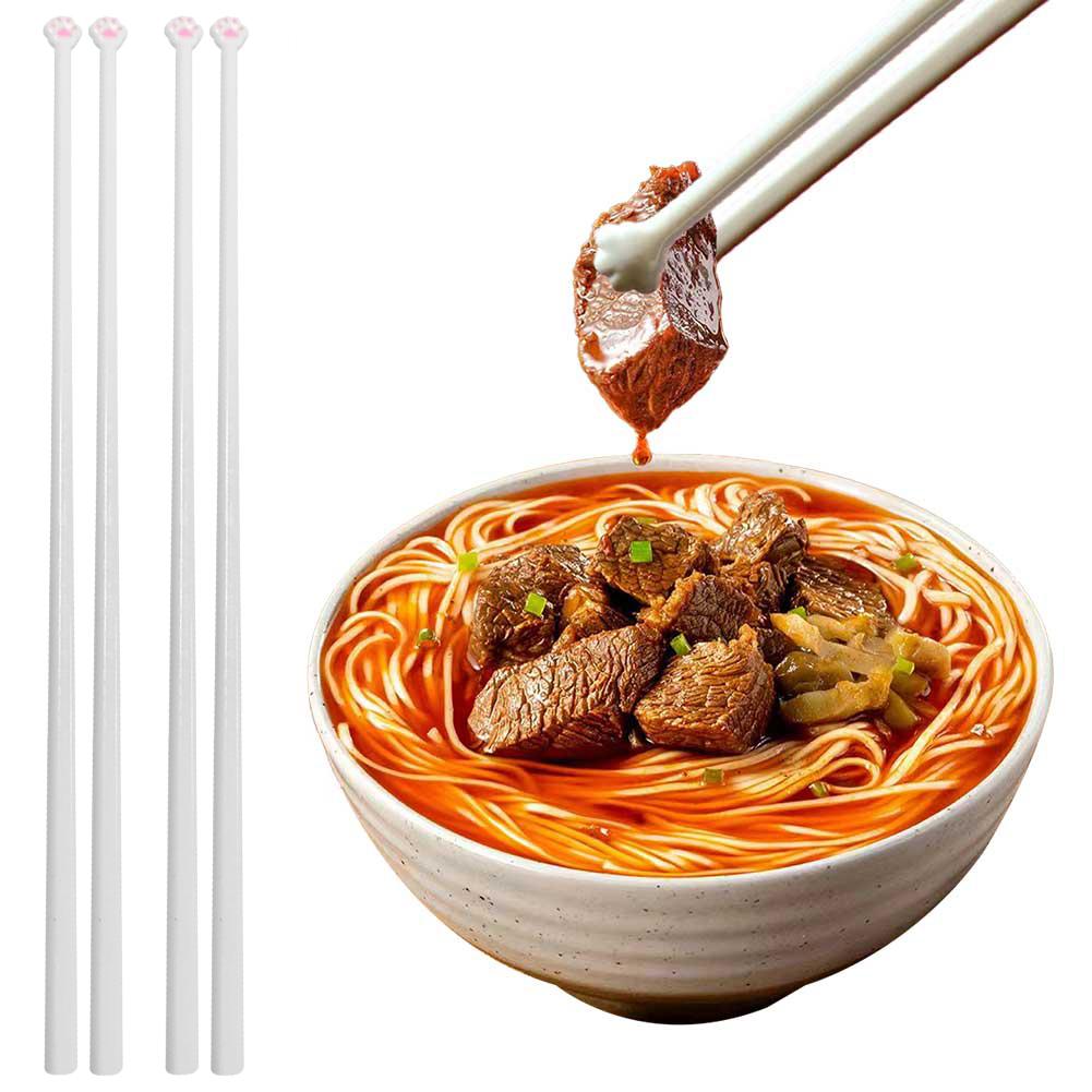 Cat Paw Chopsticks Non-Slip Grip Eating Chopsticks Cute Cat Claw Chopsticks Multi-Function Beginners Chopsticks for Cat Lovers