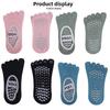 Five-toed Yoga Socks Are Soft and High Elastic, Skin-friendly, Pat Sweat 3D Particles, Plantar Anti-skid and Slow Pressure, Broadband Backless Toes