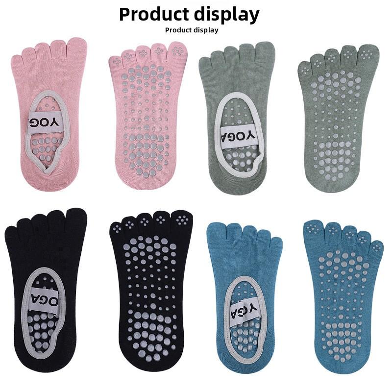 Five-toed Yoga Socks Are Soft and High Elastic, Skin-friendly, Pat Sweat 3D Particles, Plantar Anti-skid and Slow Pressure, Broadband Backless Toes