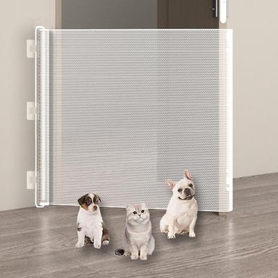 Automatisch einziehbares Haustier-Sicherheitstor - Bohrloses Isoliergitter für Treppen und Hundebereiche
