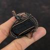 Black Tourmaline Rough Pendant Copper Wire Wrapped Pendant Gemstone Jewelry Handmade Unique Design Pendant Copper Wire Jewelry Gift For Wife