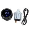 52mm Digital Oil Pressure Gauge Oil Press Meter with Blue Back Light Universal Fit for 12v Vehicle