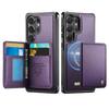 Magnetic Leather Card Bag Wallet Case For Samsung Galaxy S26 Ultra S25 Edge S24 FE S23 S22 Plus A54 A55 A56 A57 5G Removable Card Holder Stand Cover