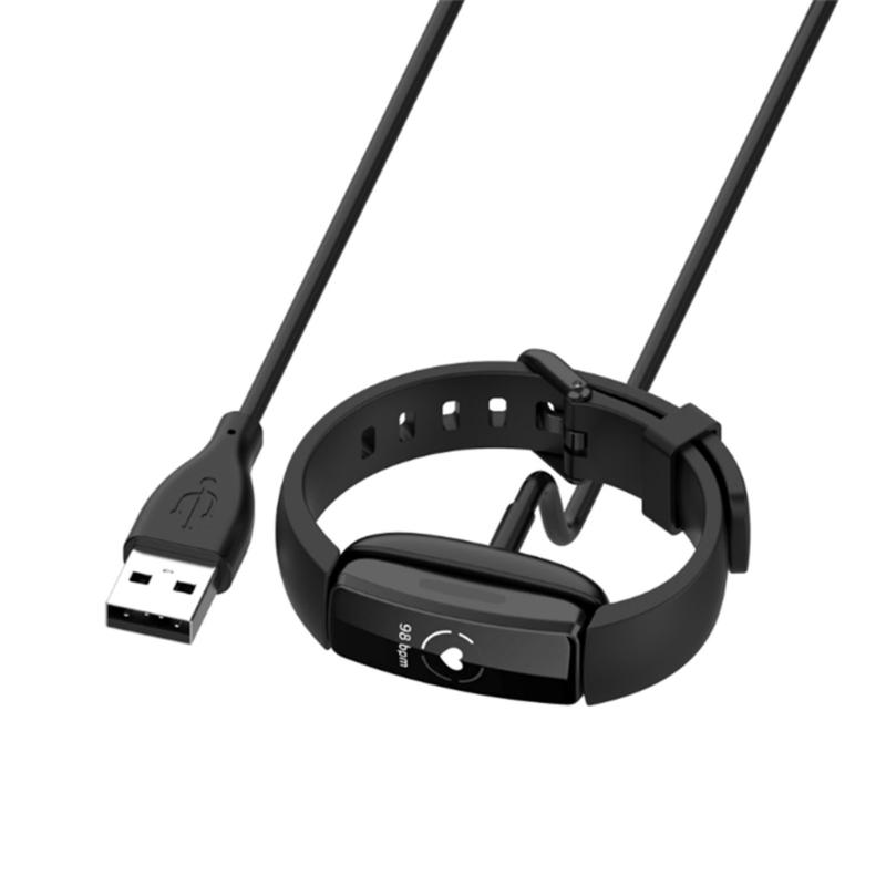 Power Adapter Charger Portable Stand Base Charging Cable Holder Suitable for Fitbit Inspire 2 Smartwatch Dock Bracket