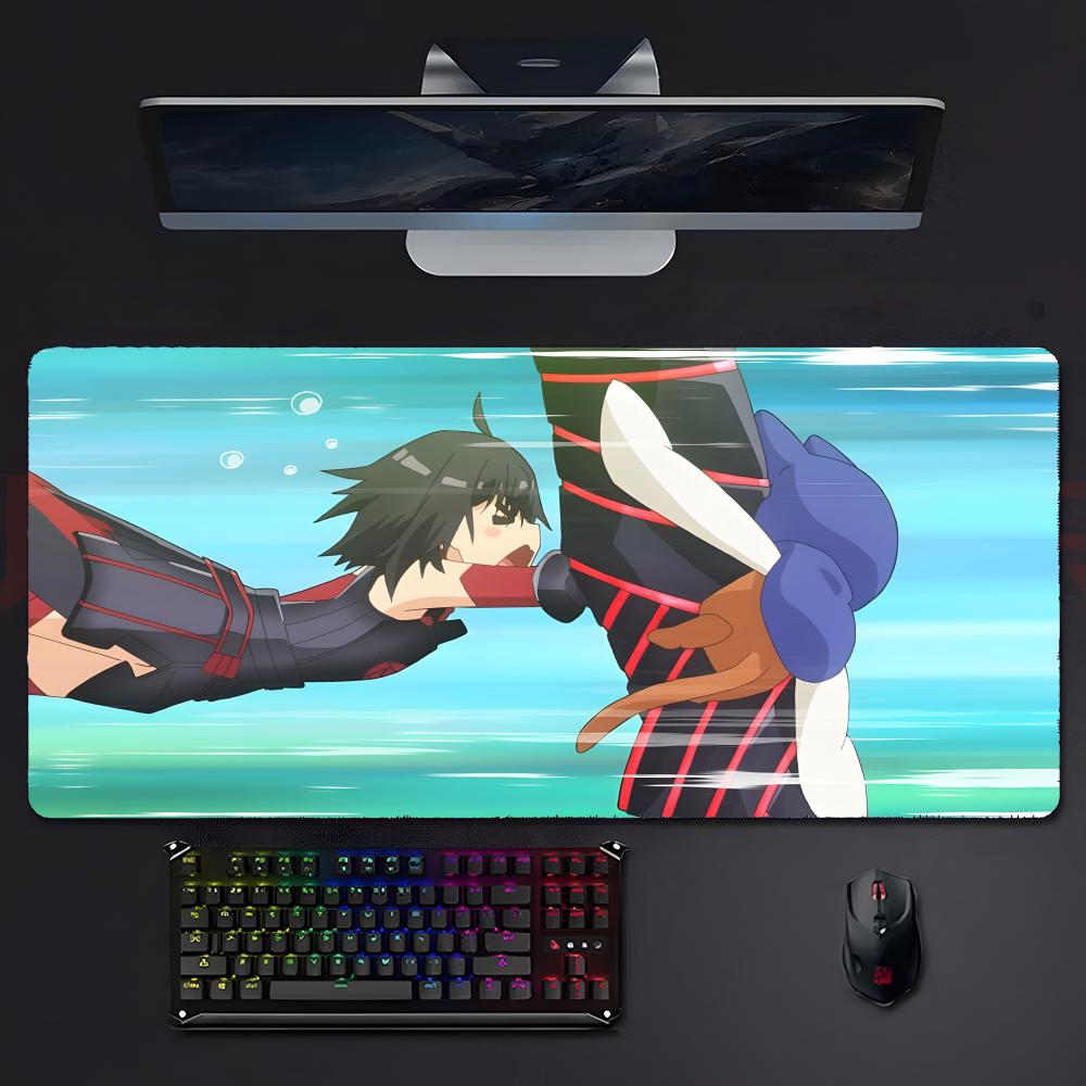 Cute Fun Anim BBofuri I Dont Want To Get Hurt Mouse Pad Mousepad Large Gaming Lockedge Thickened Pc Table Desk Mat