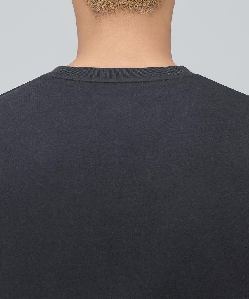 MUSINSA STANDARD Relaxed Fit Crew Neck String T-Shirt [Dark Gray]
