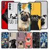 Animal Black Pug Close Up Phone Case For Oppo Reno13 Reno12 Reno11 F Reno10 Pro A54 5G Find X5 A9 A57 A78 4G A79 A80 A98 Cover