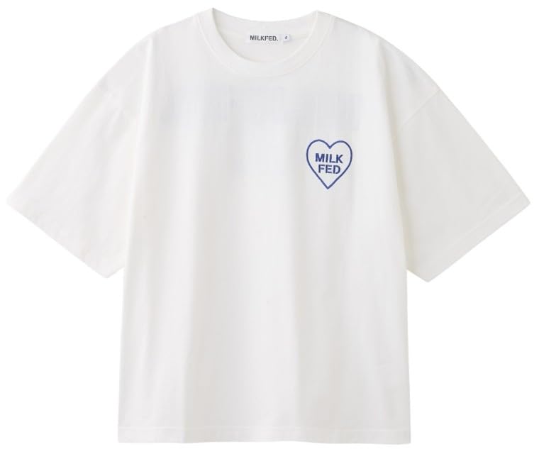 Milkfed Casual Plaid Logo Wide Shorts White Tee, Women's,