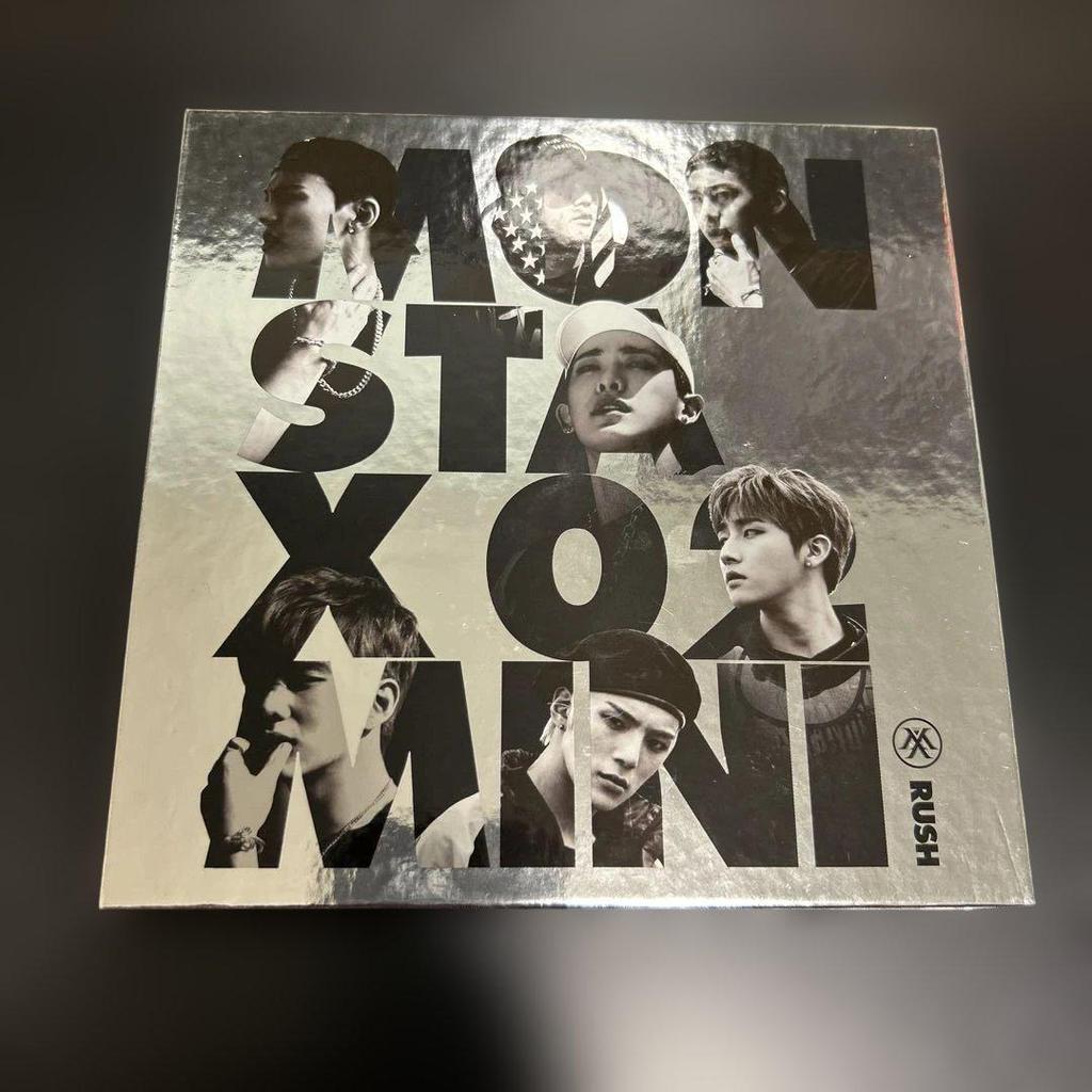 [USED] MONSTA X autographed album RUSH autograph