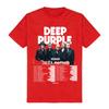 Deep Purple Band 2026 Tour T-Shirt Vintage Band Tee Amerikanischer Streetwear Live Auftritt Outfit Rundhals Baumwolle Aldult Unisex